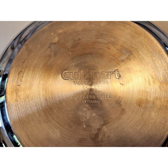 Cuisinart Stainless Steel Skillet Set 8" and 10" Model 722-20 and 722-24 - Picture 14 of 16